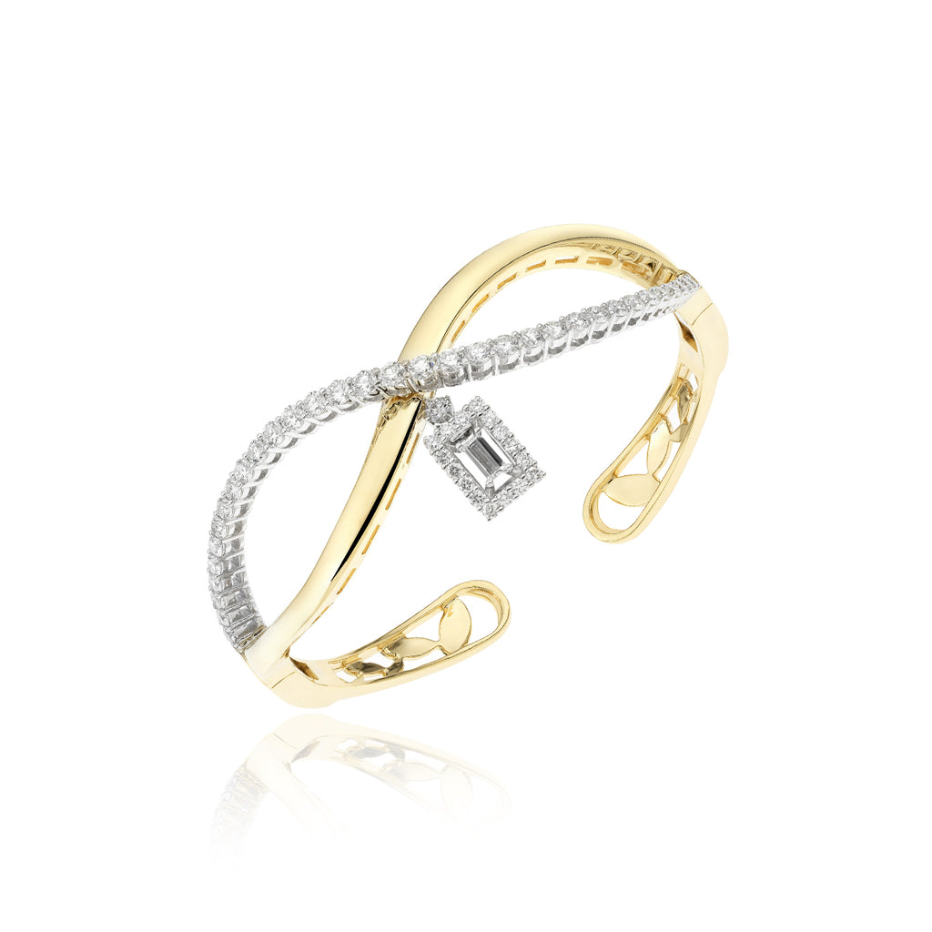 BRA1052 YEPREM Diamond Stackable Bracelet 