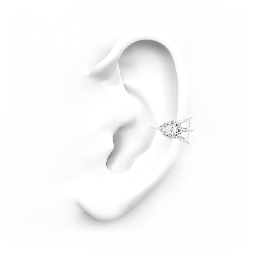 EA2324 YEPREM Diamond Ear Cuff Earring