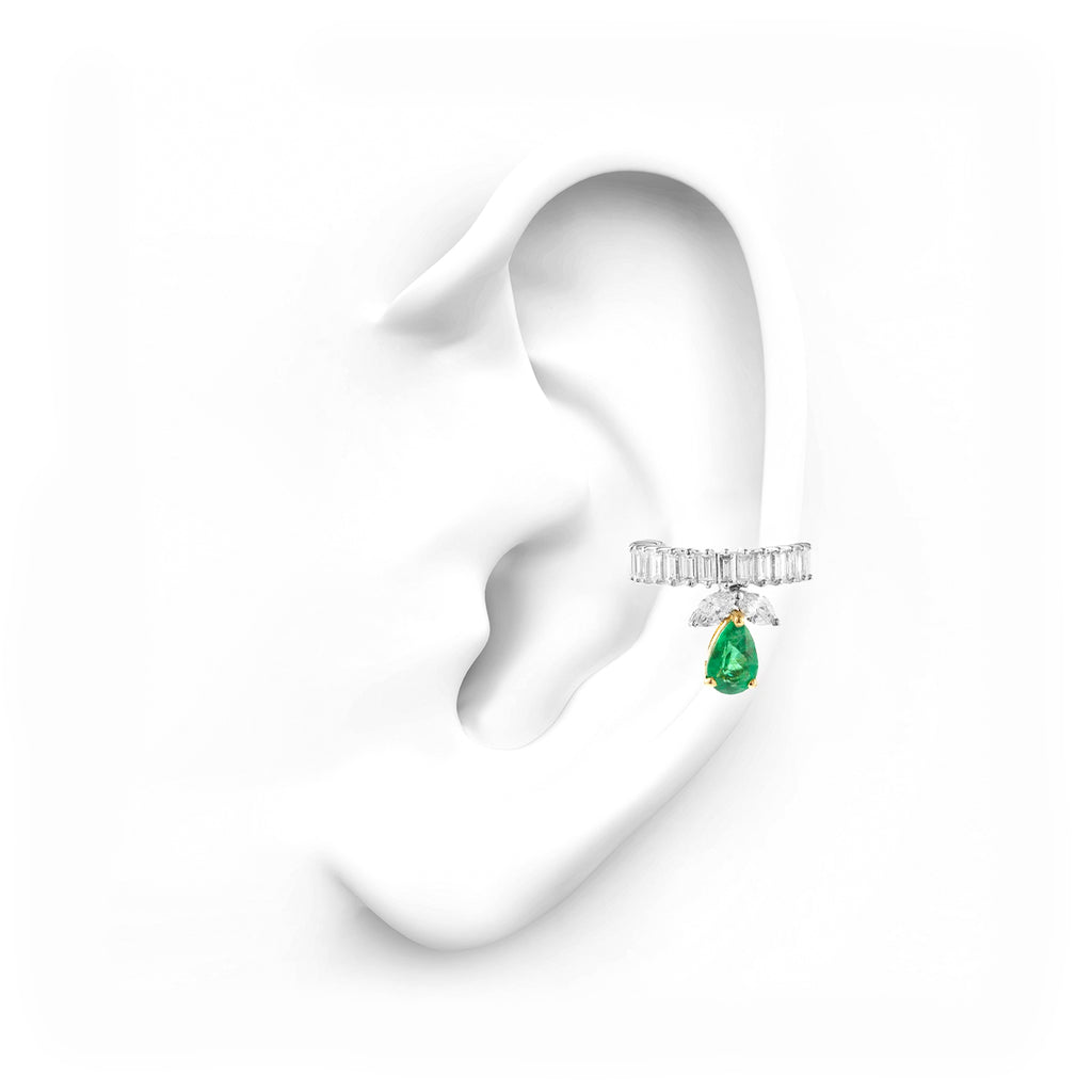 EA2343 YEPREM Diamond Ear Cuff Earring
