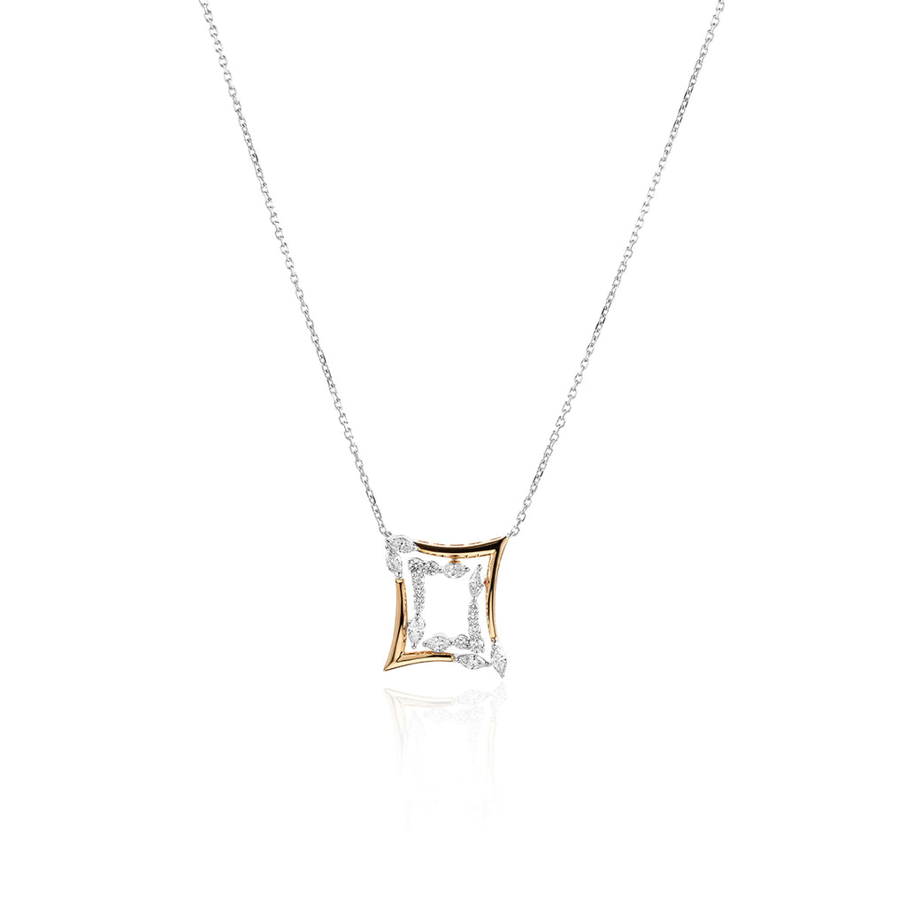 PE1267 YEPREM Diamond Pendant Necklace
