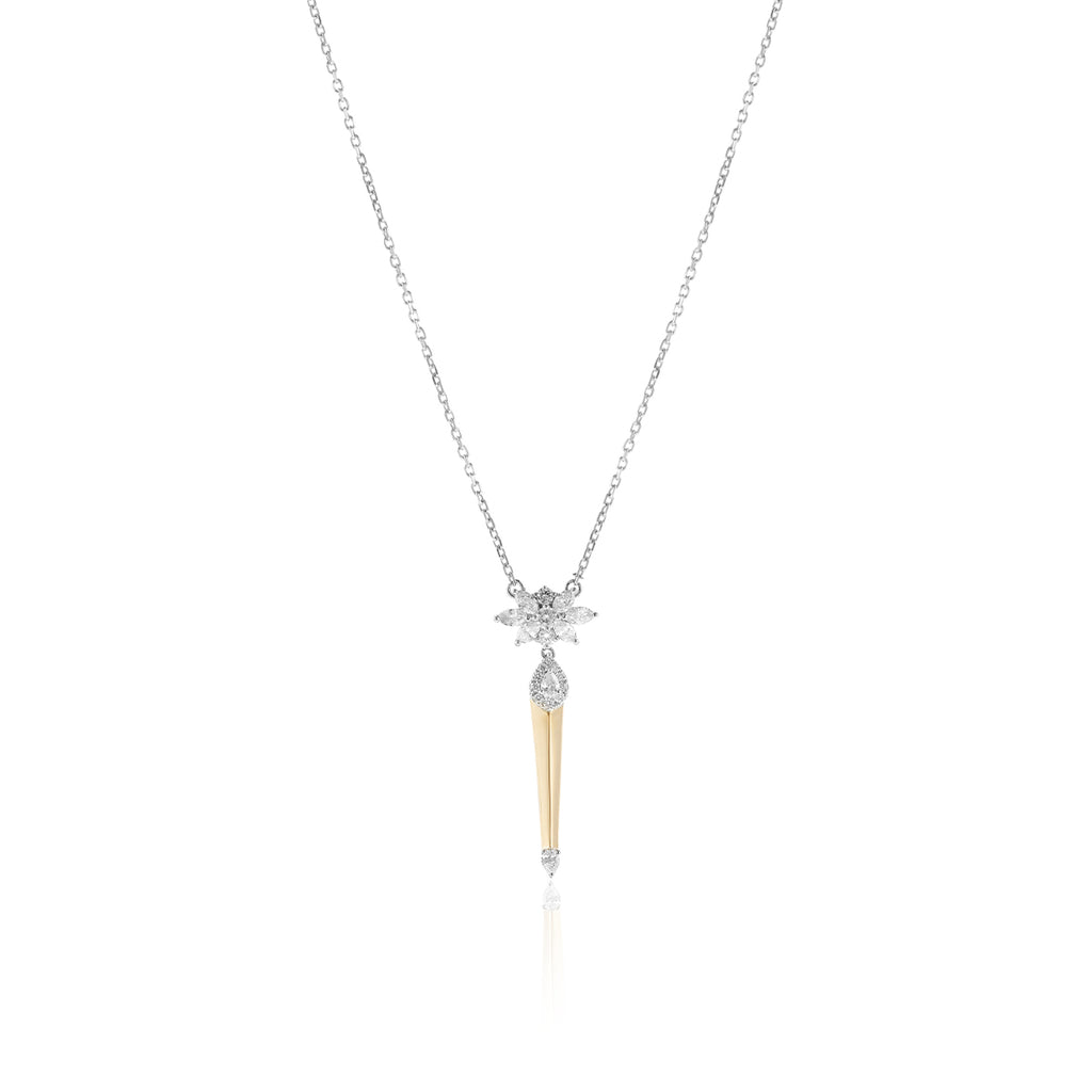 PE1274  YEPREM Diamond Pendant Necklace