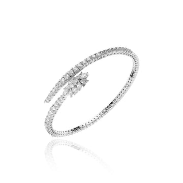 BRA1054 YEPREM Diamond Stackable Bracelet 