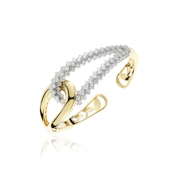 BRA1055- YEPREM Diamond Bangle Bracelet 