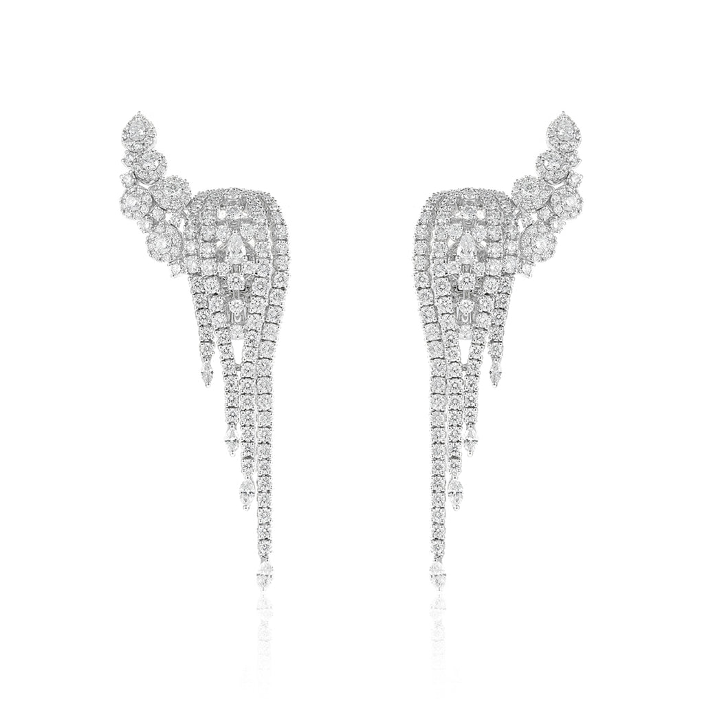 EA2141 - YEPREM Diamond Drop Earrings