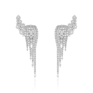 EA2141 - YEPREM Diamond Drop Earrings