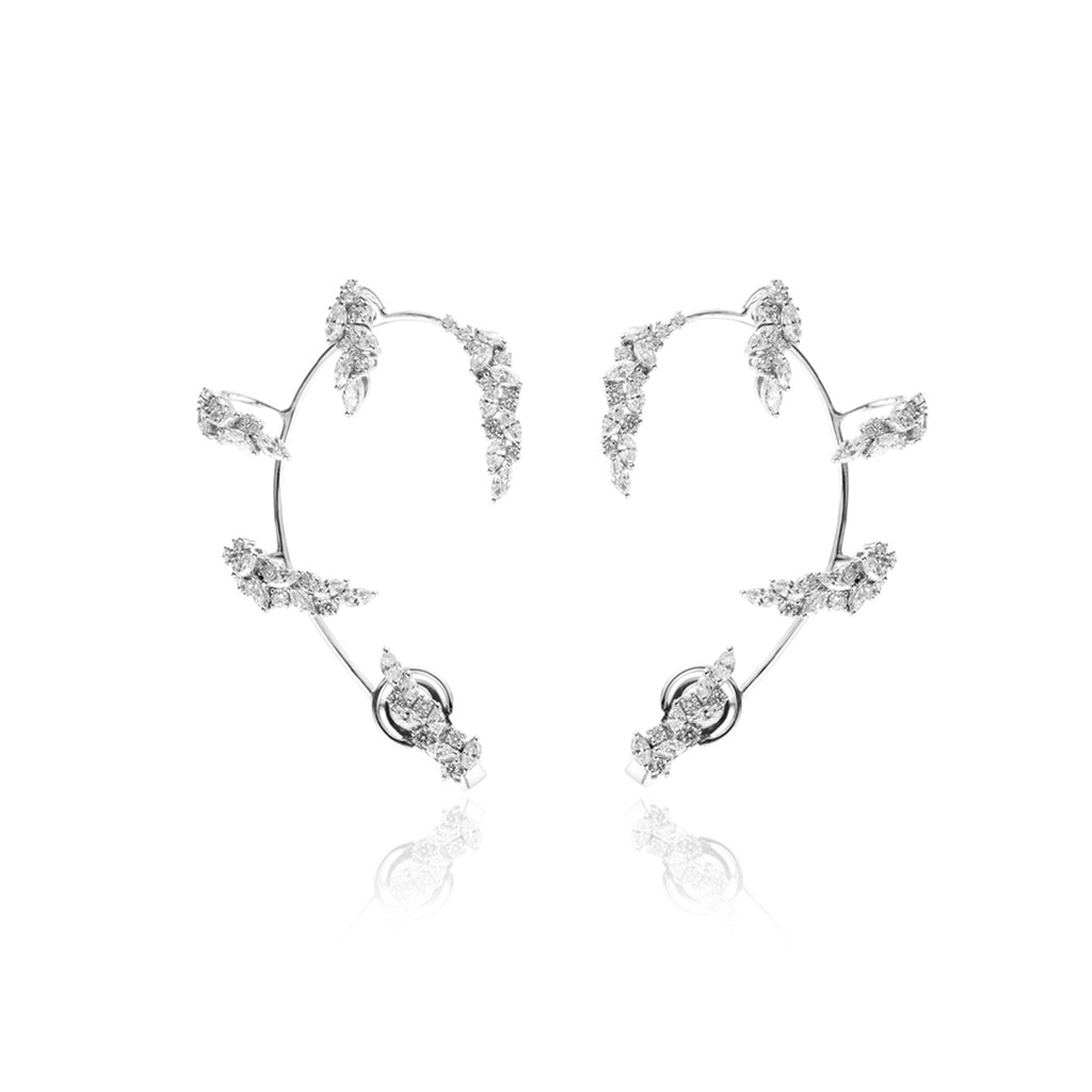 YEPREM Diamond Earcuff earrings 