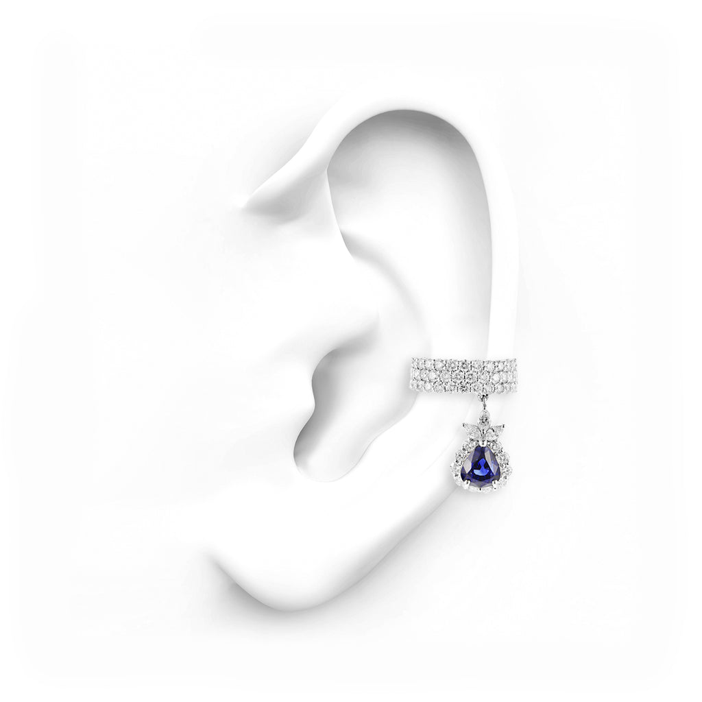 EA2373 YEPREM Diamond Ear Cuff Earring