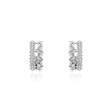 EA2423- YEPREM Diamond Clip Earrings 