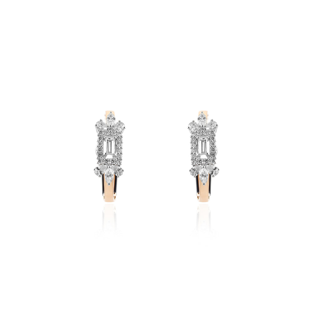 EA2433 YEPREM Diamond Clip Earrings 