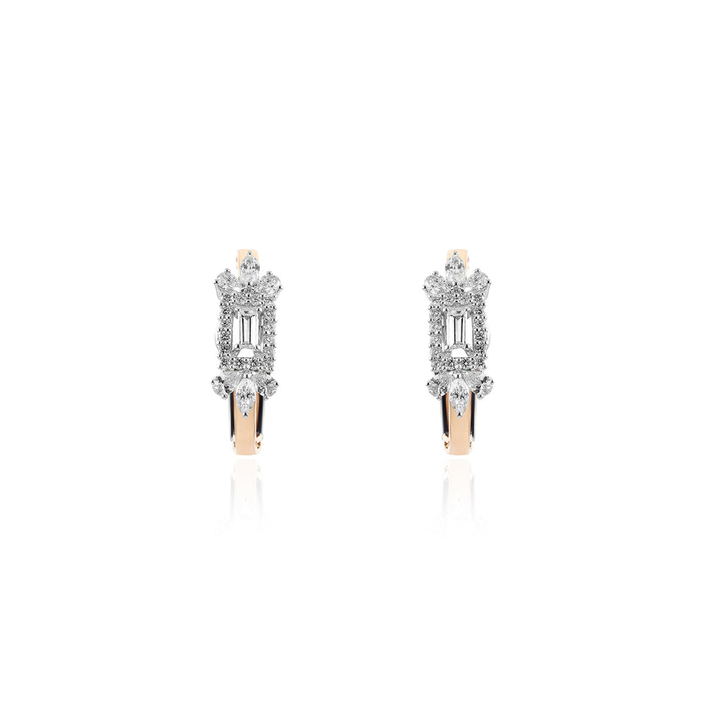 EA2433 YEPREM Diamond Clip Earrings 