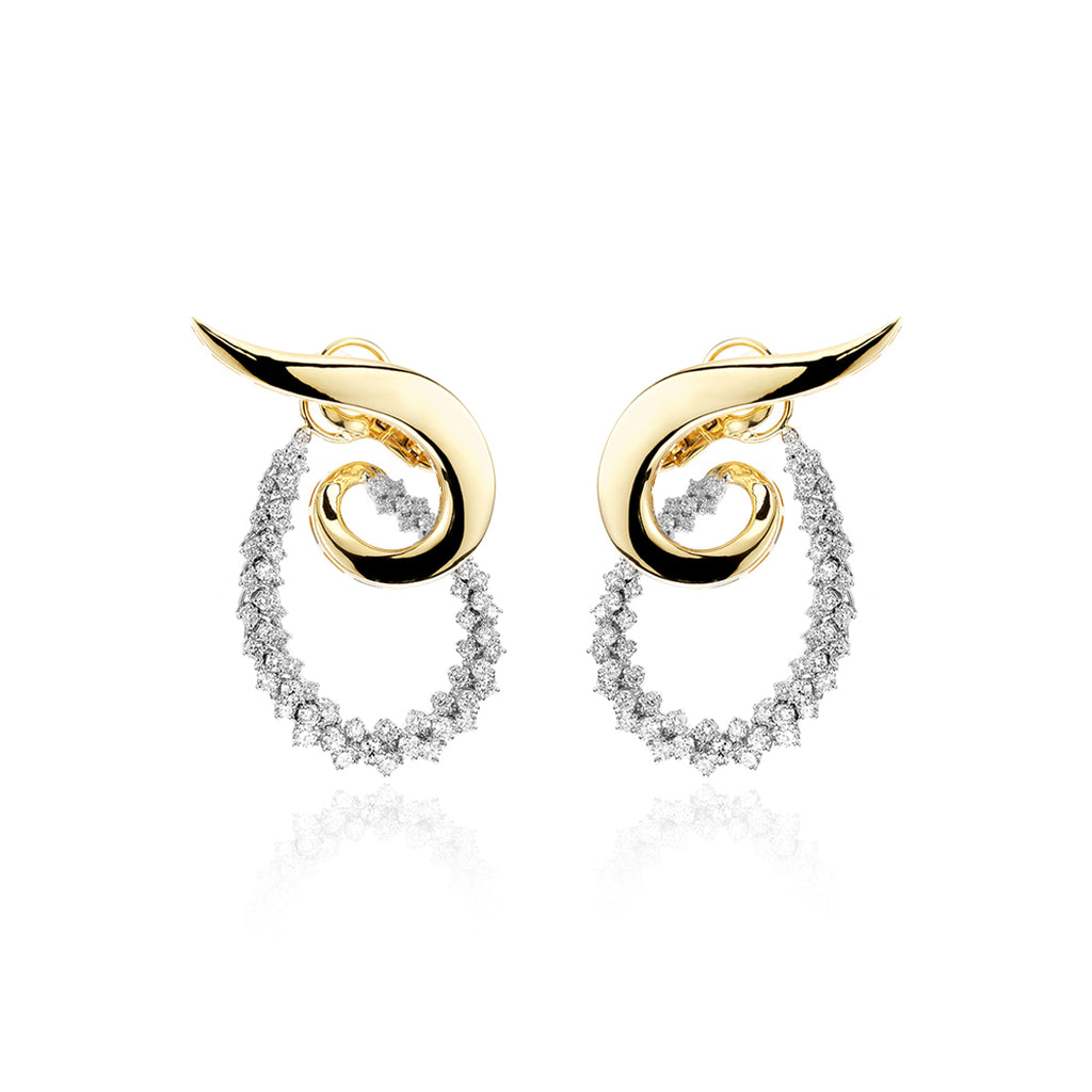EA2495 YEPREM Diamond Drop Earrings