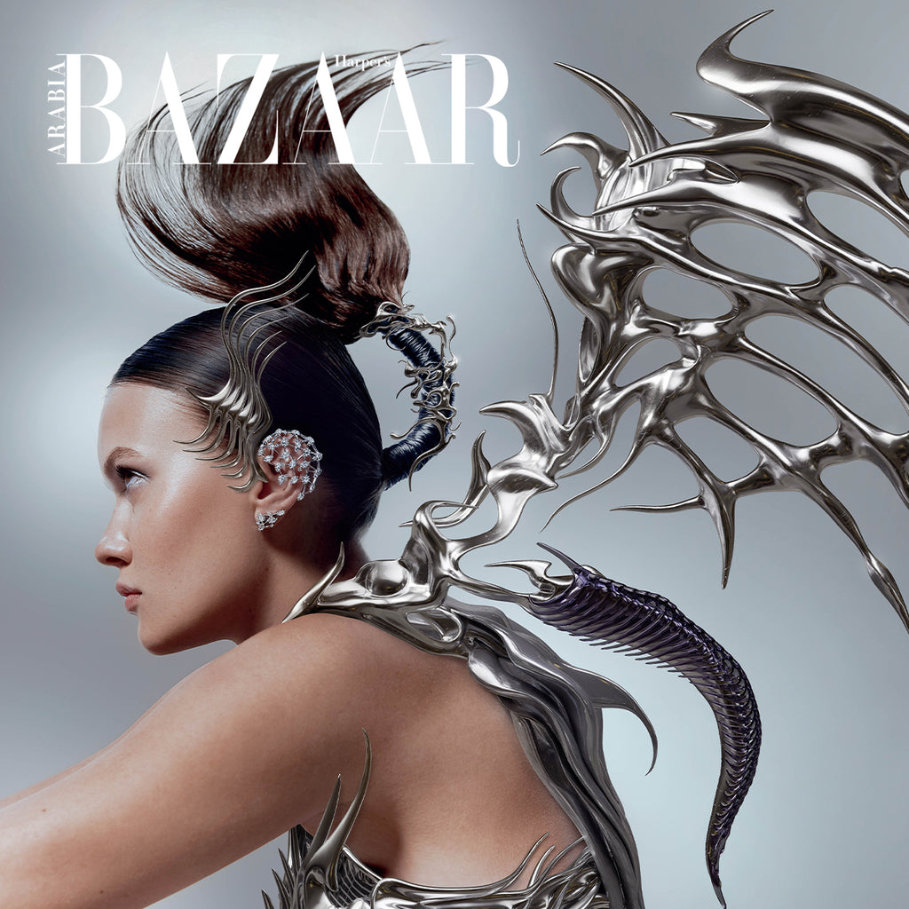 Harper_s_Bazaar_Arabia_2023_5 YEPREM Diamond Earcuff Earring
