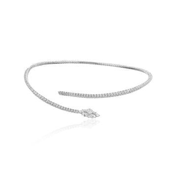 NE0775 YEPREM Diamond Choker Necklace 