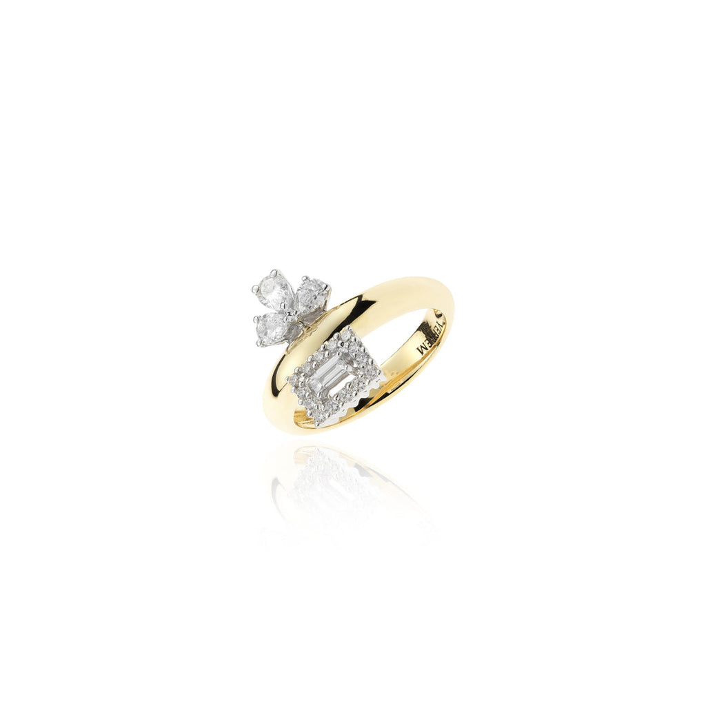 RI3114 YEPREM YELLOW GOLD STACKABLE RING