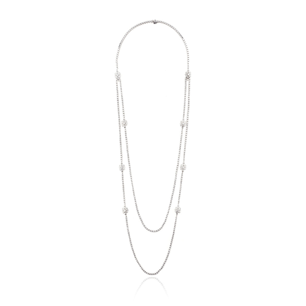 NE0459 YEPREM Diamond Long Necklace